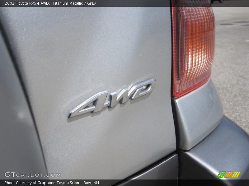 Titanium Metallic / Gray 2002 Toyota RAV4 4WD
