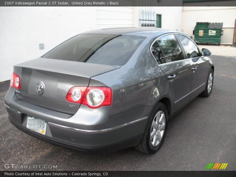 United Grey Metallic / Black 2007 Volkswagen Passat 2.0T Sedan