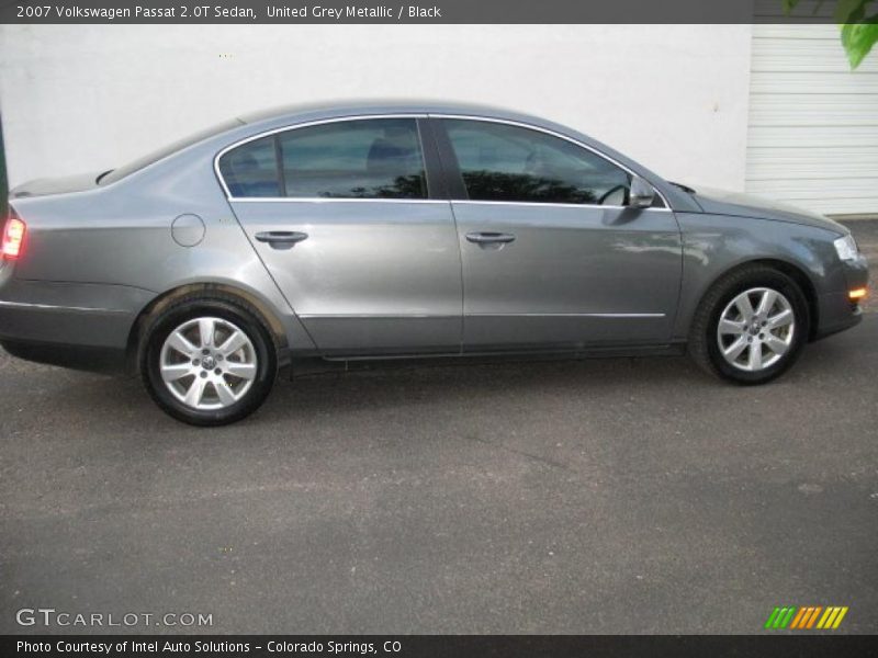 United Grey Metallic / Black 2007 Volkswagen Passat 2.0T Sedan