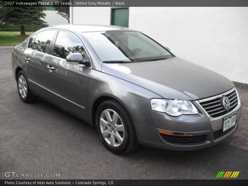 United Grey Metallic / Black 2007 Volkswagen Passat 2.0T Sedan