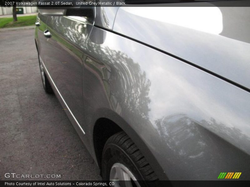 United Grey Metallic / Black 2007 Volkswagen Passat 2.0T Sedan