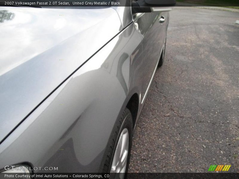 United Grey Metallic / Black 2007 Volkswagen Passat 2.0T Sedan