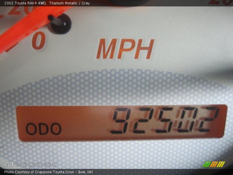Titanium Metallic / Gray 2002 Toyota RAV4 4WD