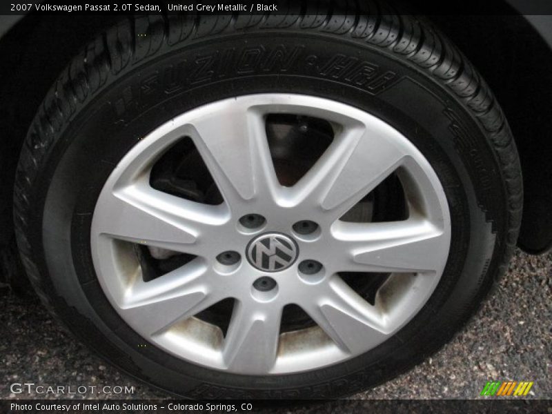 United Grey Metallic / Black 2007 Volkswagen Passat 2.0T Sedan