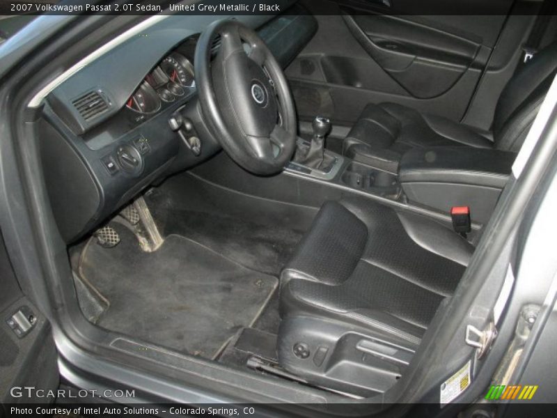 United Grey Metallic / Black 2007 Volkswagen Passat 2.0T Sedan