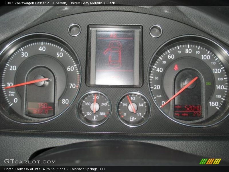 United Grey Metallic / Black 2007 Volkswagen Passat 2.0T Sedan