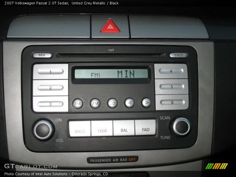United Grey Metallic / Black 2007 Volkswagen Passat 2.0T Sedan