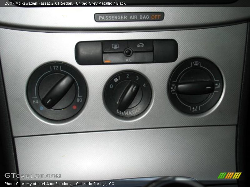 United Grey Metallic / Black 2007 Volkswagen Passat 2.0T Sedan