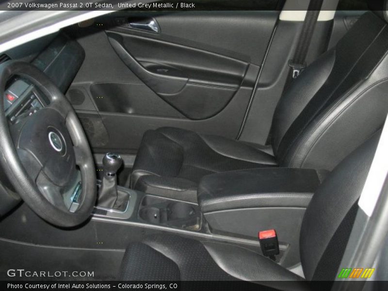 United Grey Metallic / Black 2007 Volkswagen Passat 2.0T Sedan