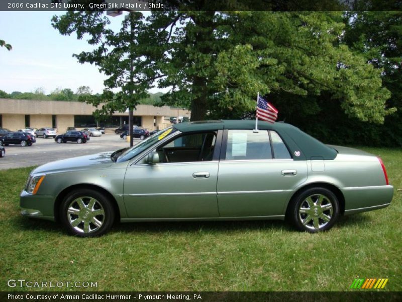 Green Silk Metallic / Shale 2006 Cadillac DTS Luxury