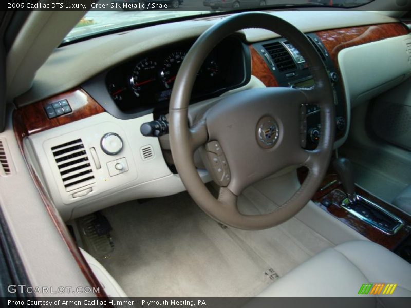 Green Silk Metallic / Shale 2006 Cadillac DTS Luxury