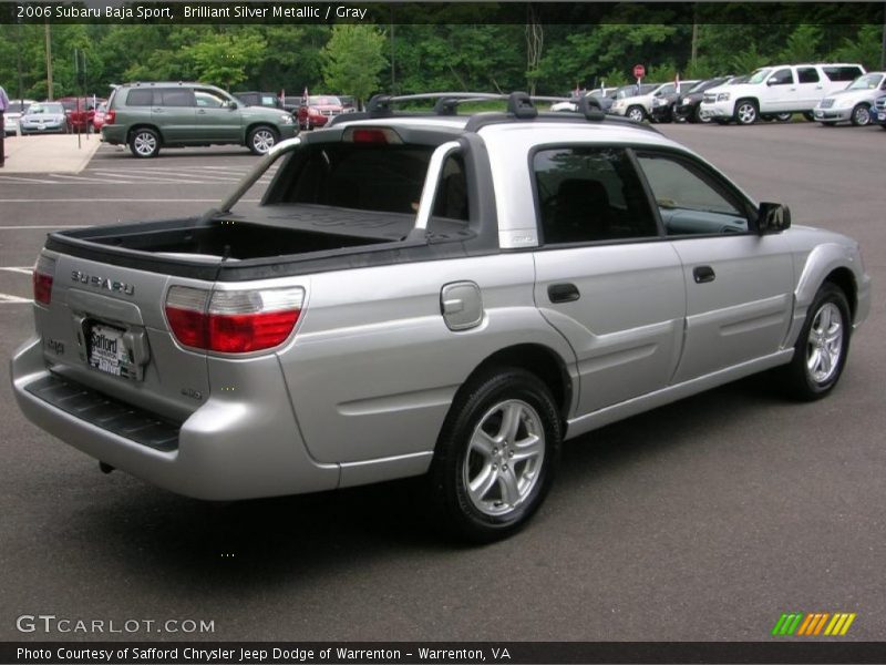 Brilliant Silver Metallic / Gray 2006 Subaru Baja Sport