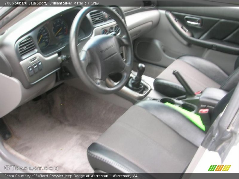 Brilliant Silver Metallic / Gray 2006 Subaru Baja Sport