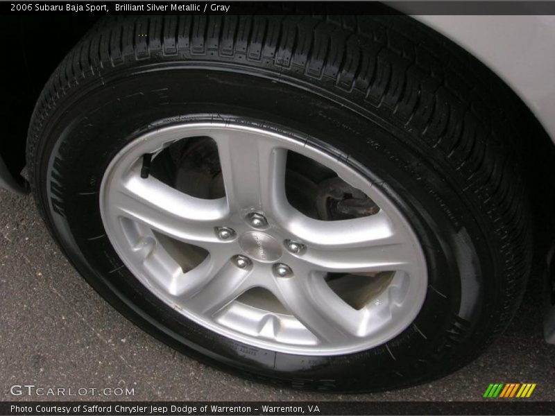 Brilliant Silver Metallic / Gray 2006 Subaru Baja Sport