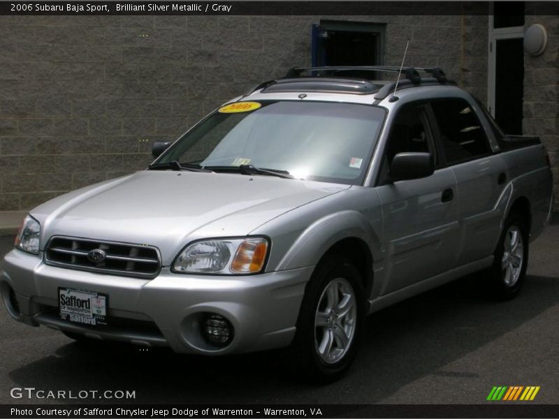 Brilliant Silver Metallic / Gray 2006 Subaru Baja Sport