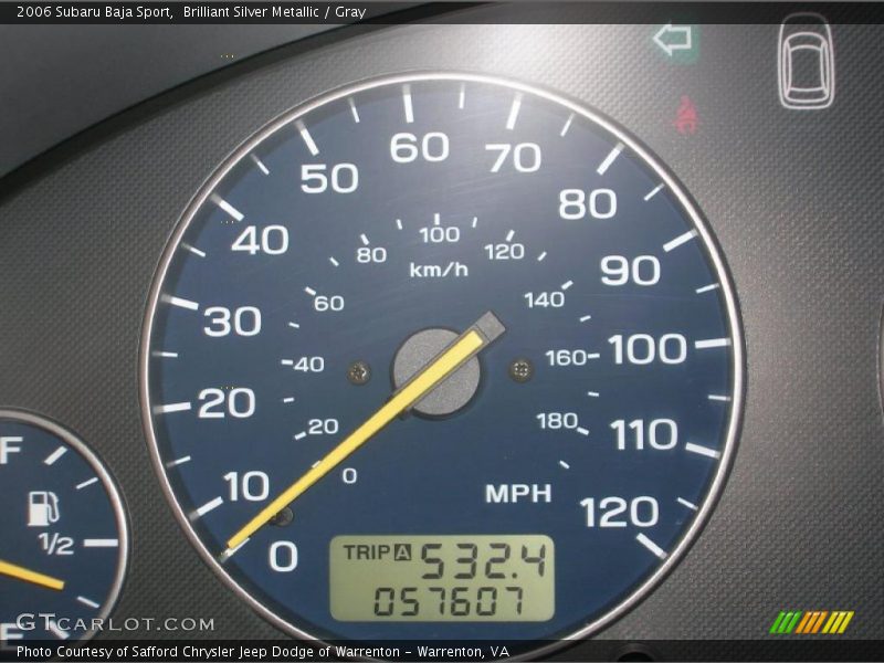 Brilliant Silver Metallic / Gray 2006 Subaru Baja Sport