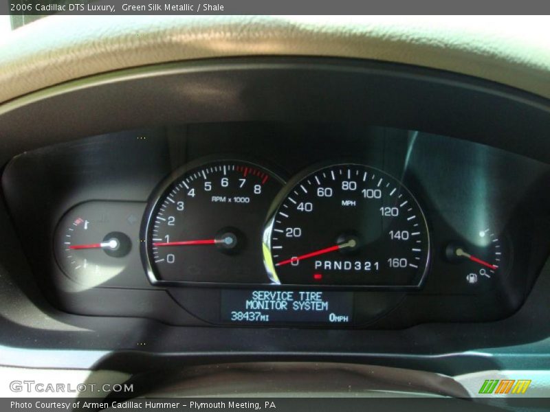 Green Silk Metallic / Shale 2006 Cadillac DTS Luxury