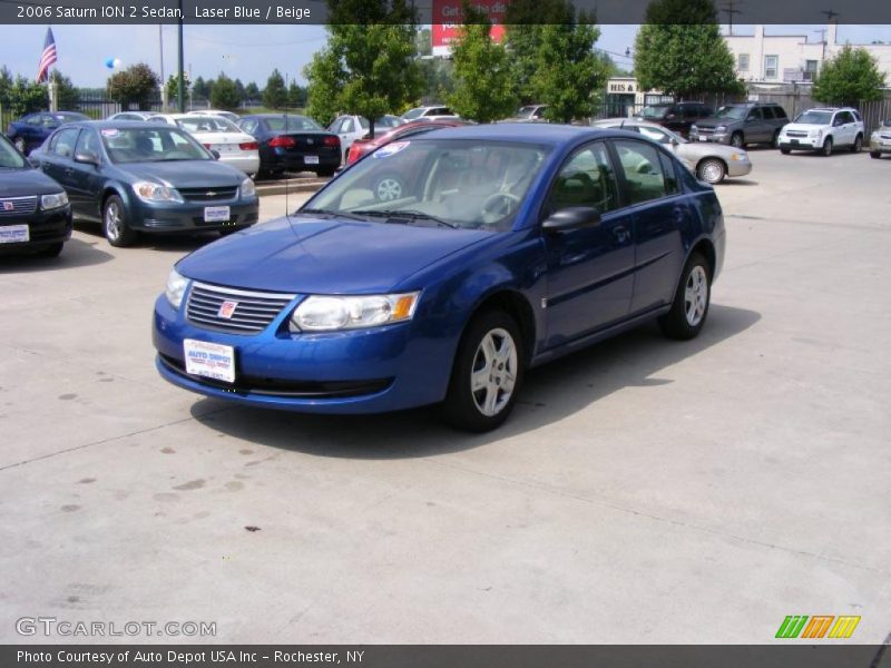 Laser Blue / Beige 2006 Saturn ION 2 Sedan