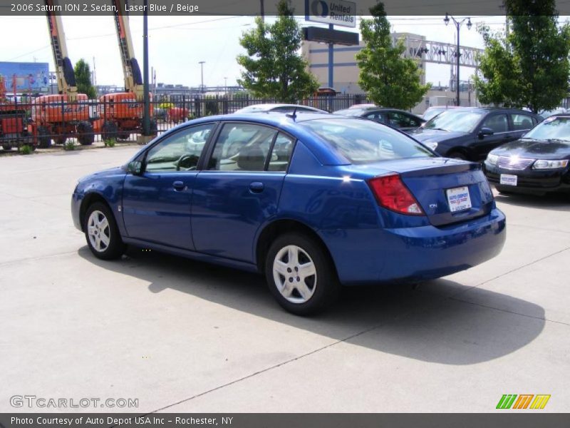 Laser Blue / Beige 2006 Saturn ION 2 Sedan