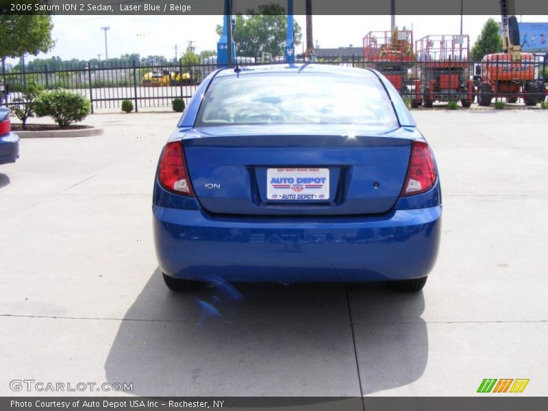 Laser Blue / Beige 2006 Saturn ION 2 Sedan