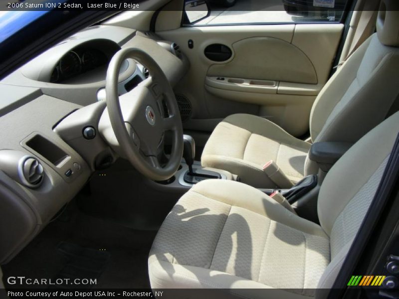 Laser Blue / Beige 2006 Saturn ION 2 Sedan