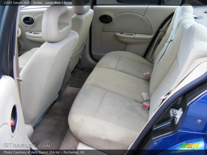 Laser Blue / Beige 2006 Saturn ION 2 Sedan