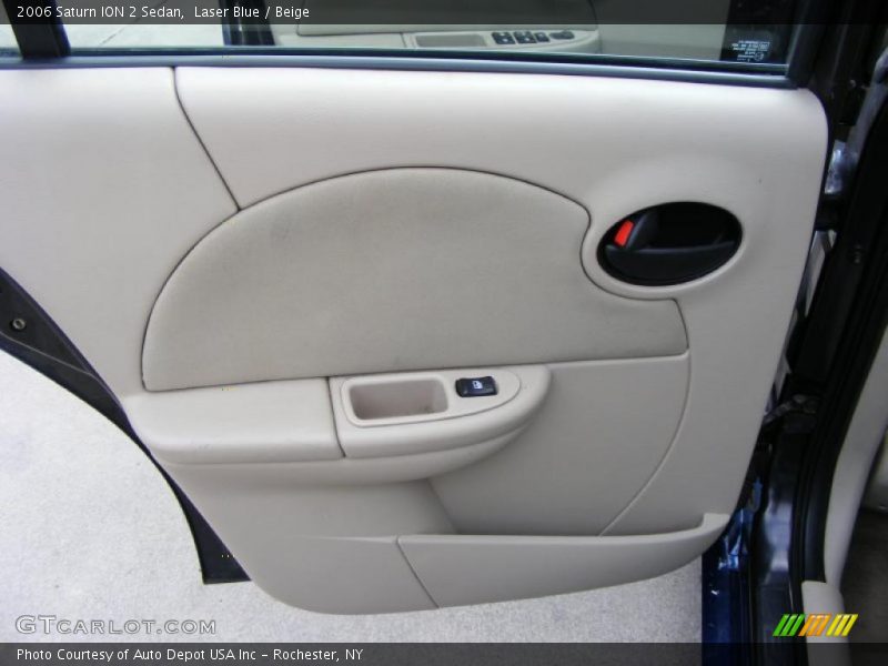 Laser Blue / Beige 2006 Saturn ION 2 Sedan