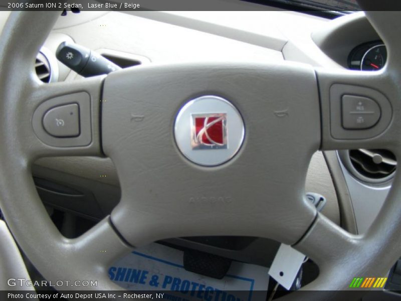 Laser Blue / Beige 2006 Saturn ION 2 Sedan