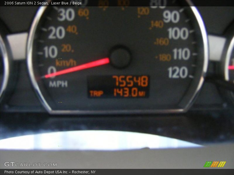 Laser Blue / Beige 2006 Saturn ION 2 Sedan