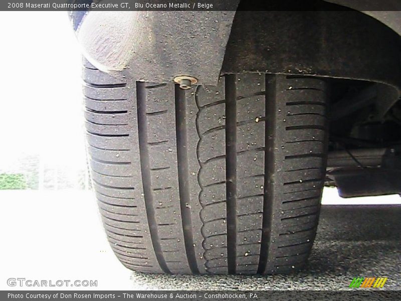Blu Oceano Metallic / Beige 2008 Maserati Quattroporte Executive GT