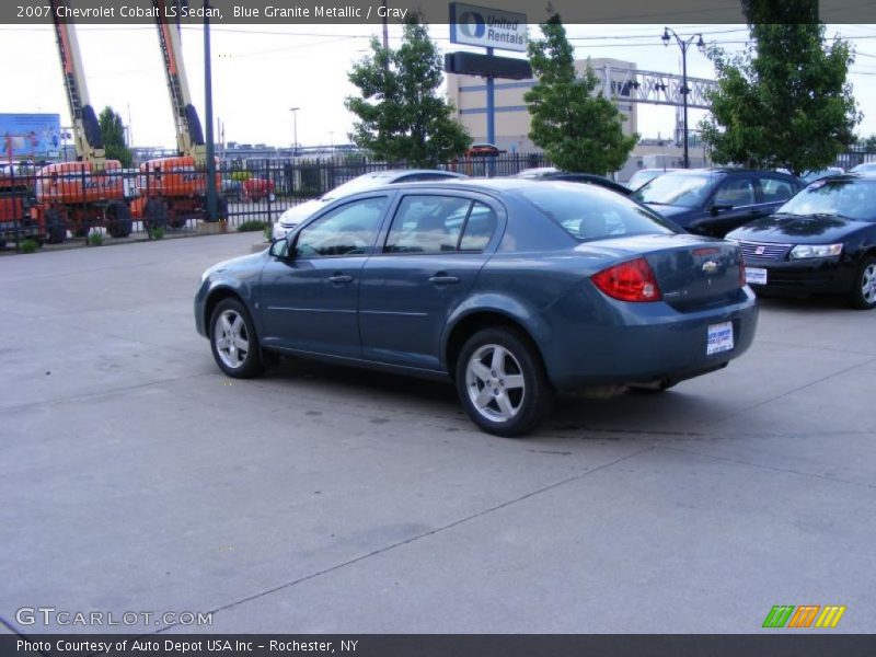 Blue Granite Metallic / Gray 2007 Chevrolet Cobalt LS Sedan