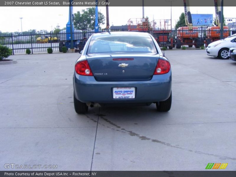 Blue Granite Metallic / Gray 2007 Chevrolet Cobalt LS Sedan