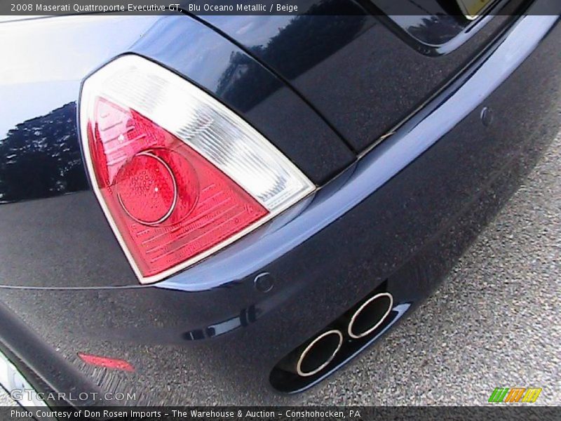 Blu Oceano Metallic / Beige 2008 Maserati Quattroporte Executive GT