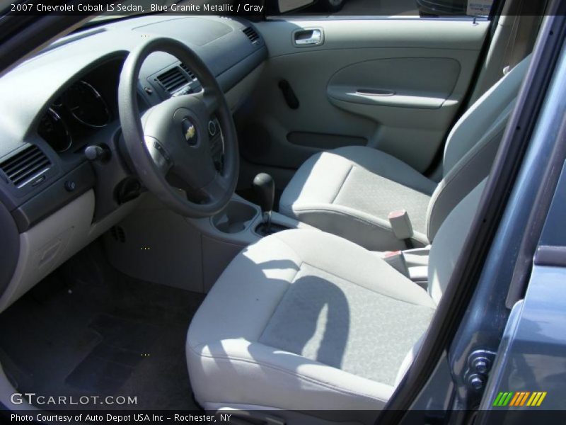 Blue Granite Metallic / Gray 2007 Chevrolet Cobalt LS Sedan