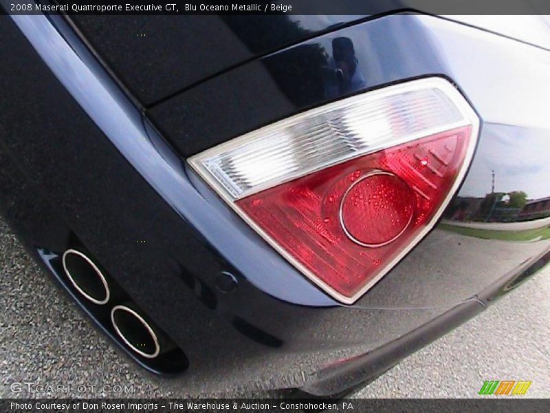 Blu Oceano Metallic / Beige 2008 Maserati Quattroporte Executive GT