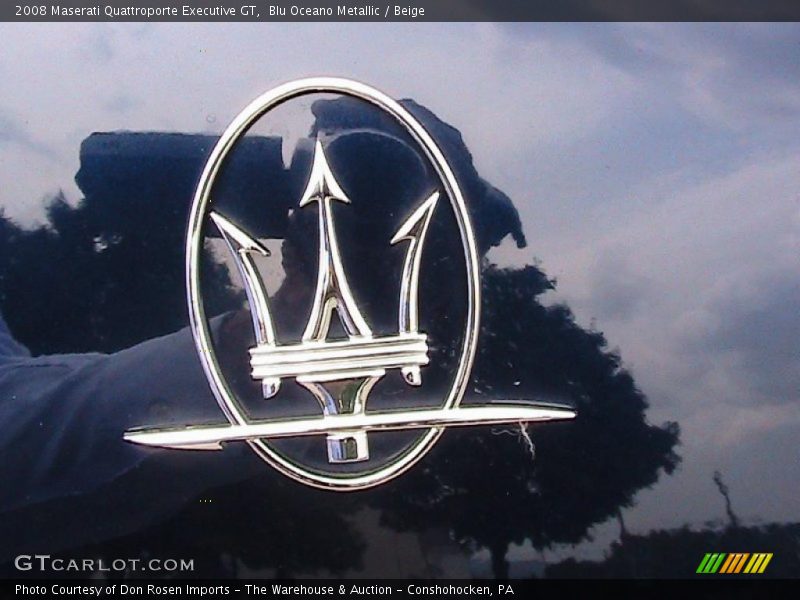 Blu Oceano Metallic / Beige 2008 Maserati Quattroporte Executive GT