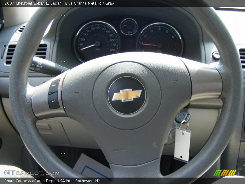 Blue Granite Metallic / Gray 2007 Chevrolet Cobalt LS Sedan