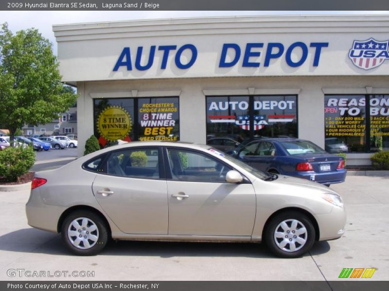 Laguna Sand / Beige 2009 Hyundai Elantra SE Sedan