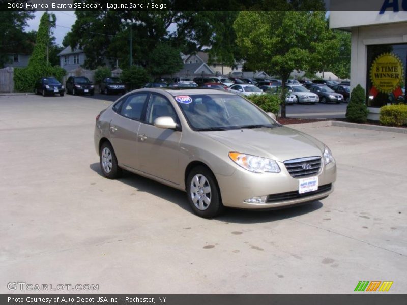 Laguna Sand / Beige 2009 Hyundai Elantra SE Sedan