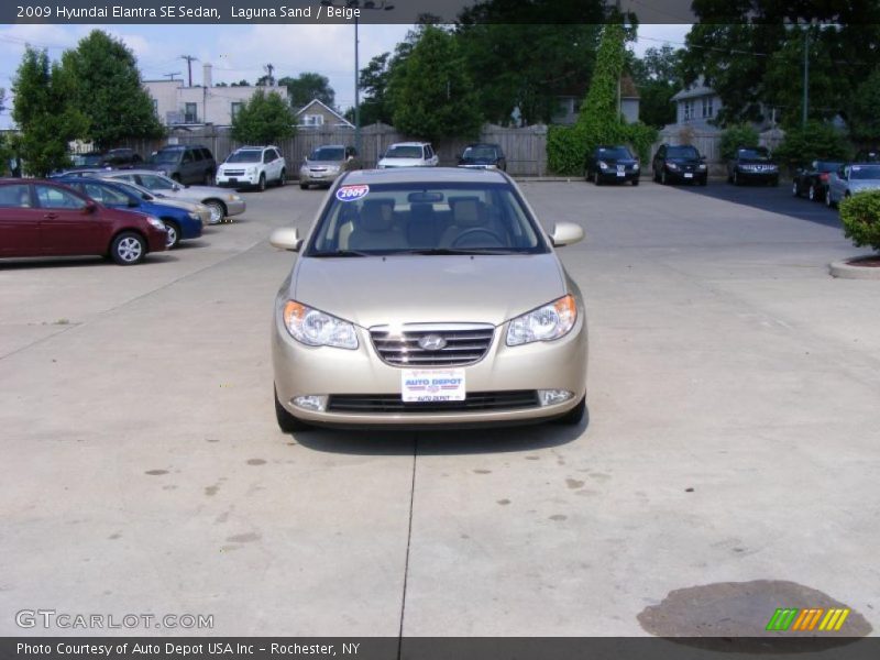 Laguna Sand / Beige 2009 Hyundai Elantra SE Sedan
