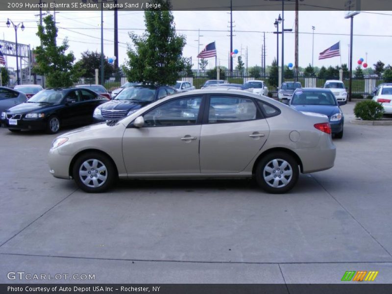 Laguna Sand / Beige 2009 Hyundai Elantra SE Sedan