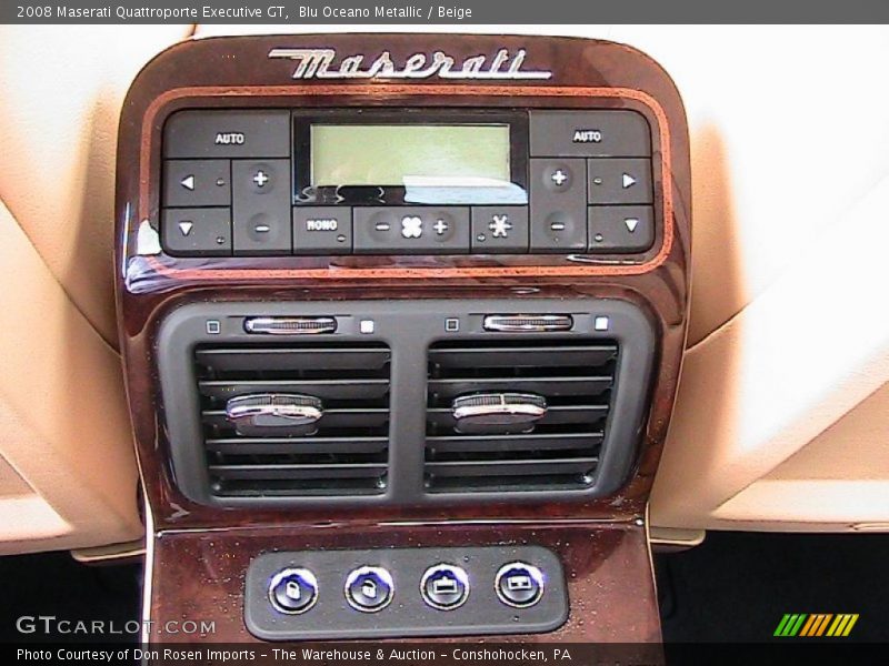 Blu Oceano Metallic / Beige 2008 Maserati Quattroporte Executive GT