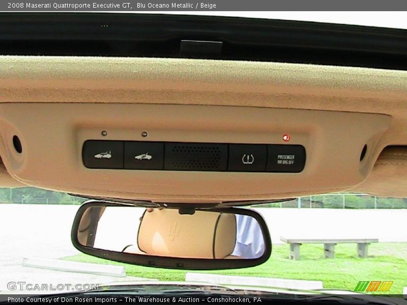 Blu Oceano Metallic / Beige 2008 Maserati Quattroporte Executive GT
