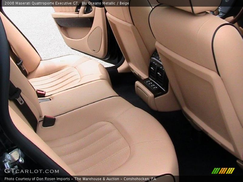 Blu Oceano Metallic / Beige 2008 Maserati Quattroporte Executive GT