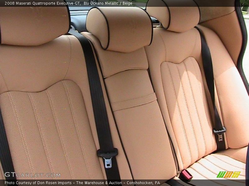 Blu Oceano Metallic / Beige 2008 Maserati Quattroporte Executive GT