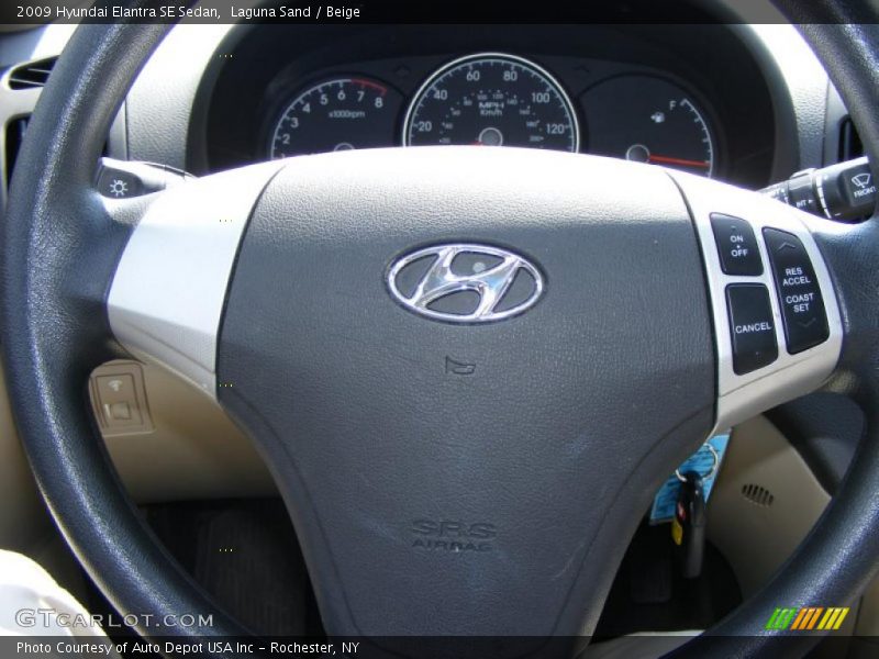 Laguna Sand / Beige 2009 Hyundai Elantra SE Sedan