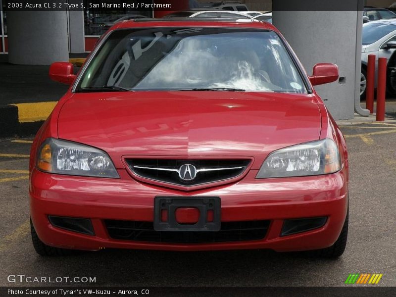 San Marino Red / Parchment 2003 Acura CL 3.2 Type S