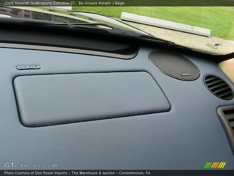 Blu Oceano Metallic / Beige 2008 Maserati Quattroporte Executive GT