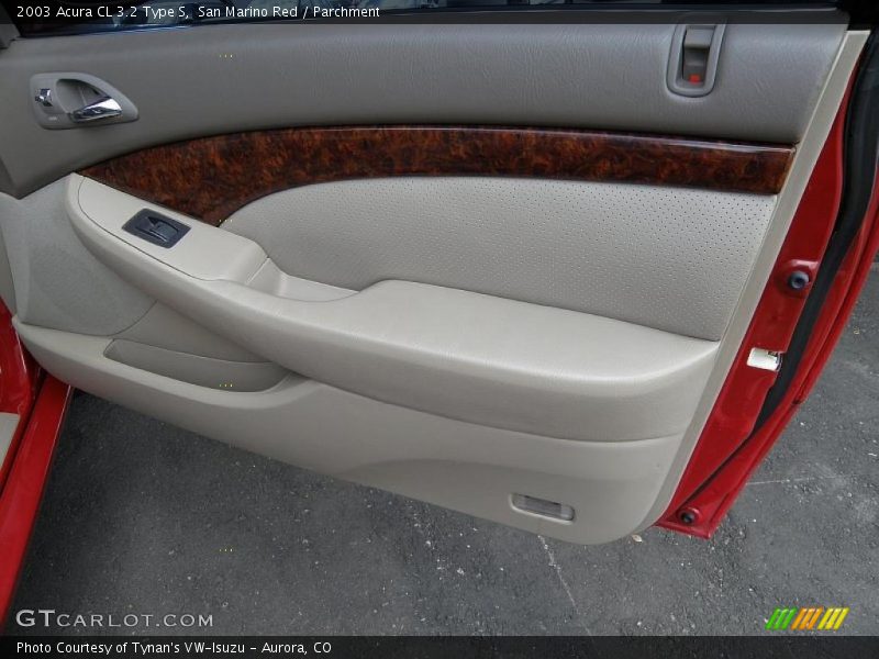 San Marino Red / Parchment 2003 Acura CL 3.2 Type S