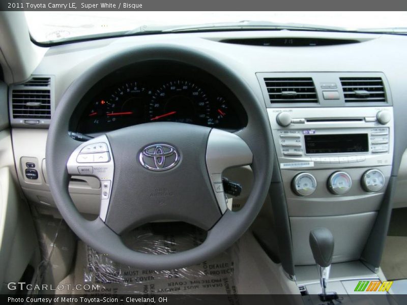 Super White / Bisque 2011 Toyota Camry LE